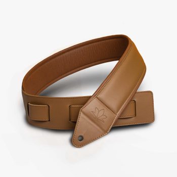 leatherguitarstrapchestnut