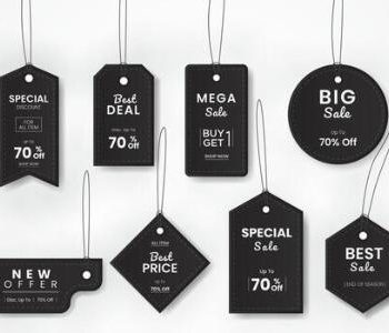 set-vintage-style-hanging-sales-label-free-vector